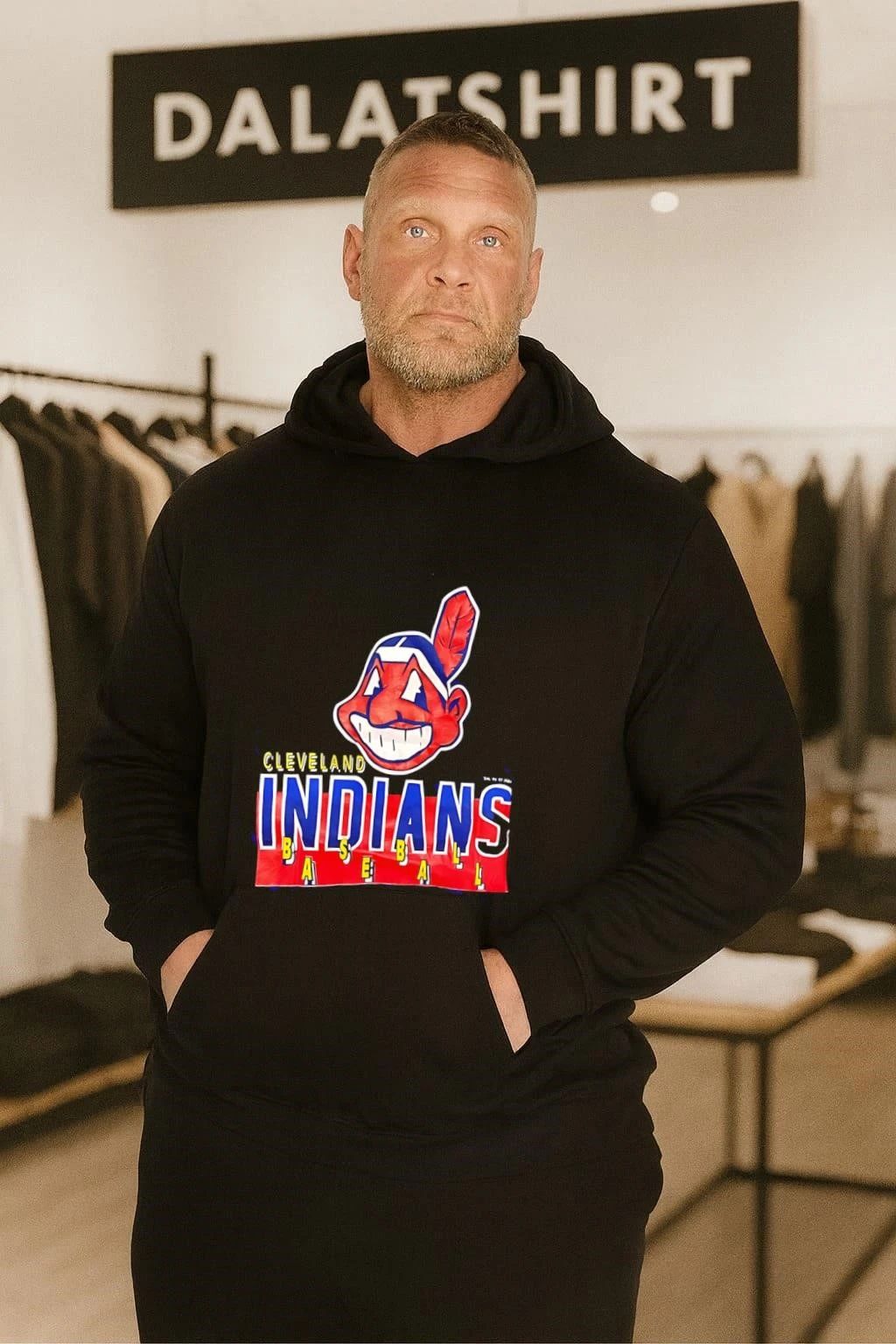 Cleveland Indians Baseball Chief Wahoo Vintage Logo Sportswear shirt