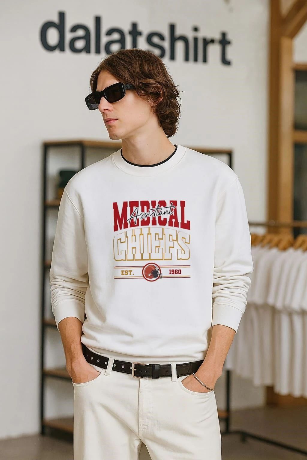 Medical Assistant Chiefs Est. 1960 Football Helmet shirt