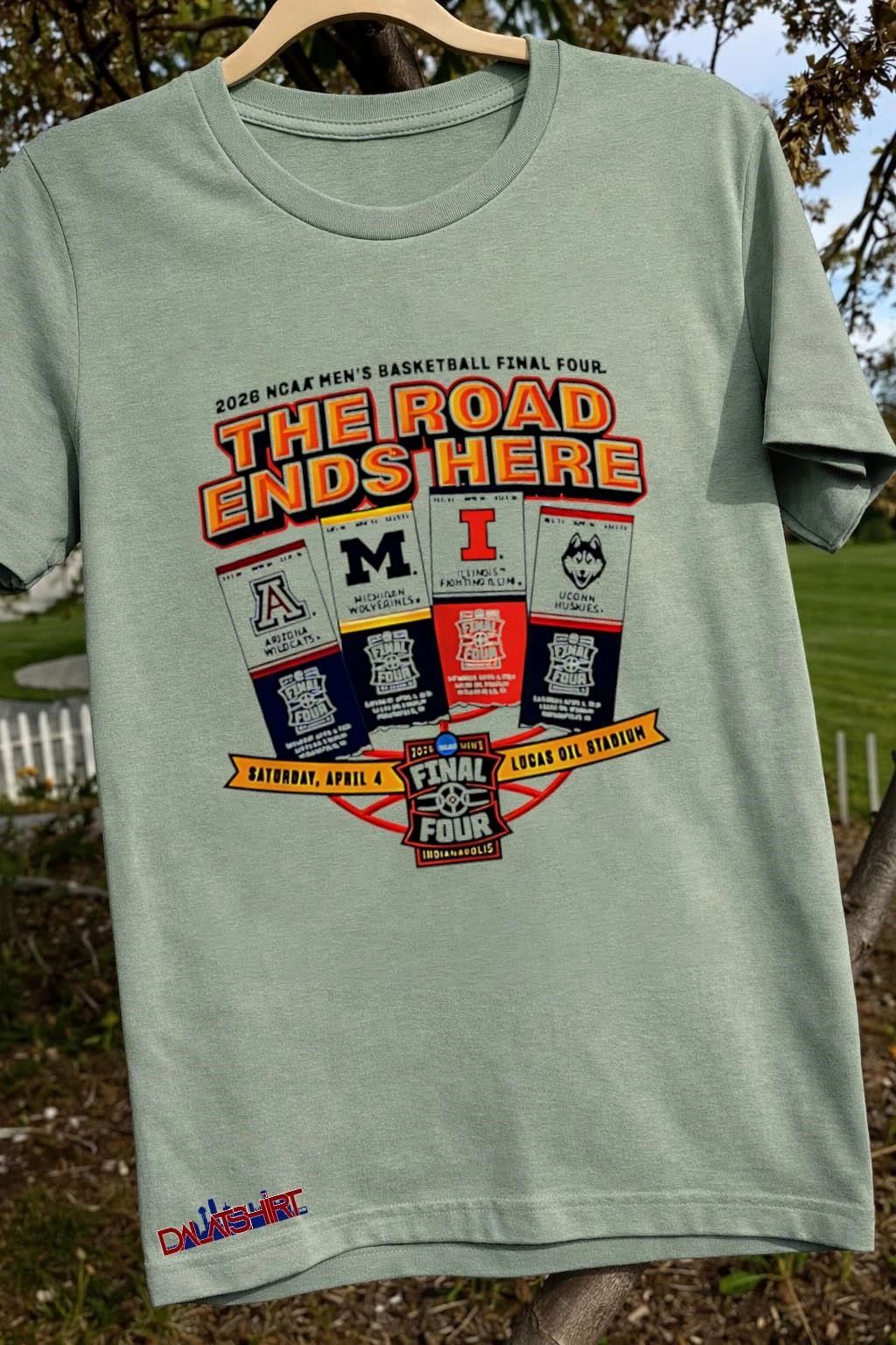 2026 Men’s Basketball Final Four Tickets Arizona Michigan Illinois Uconn shirt