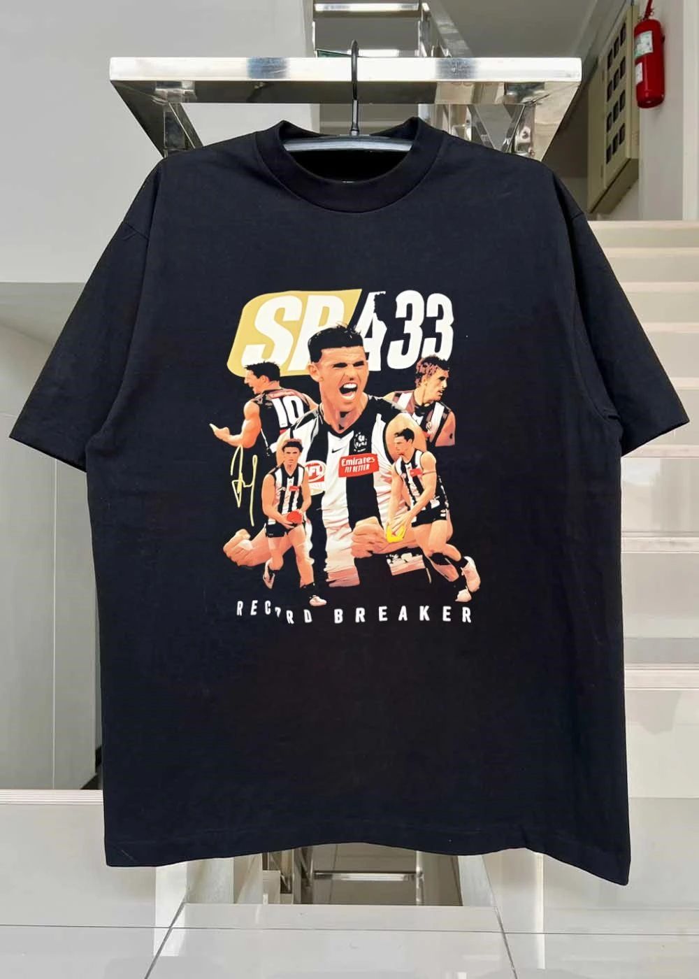 Sp 433 Record Breaker Scott Pendlebury Collingwood Afl T-Shirt