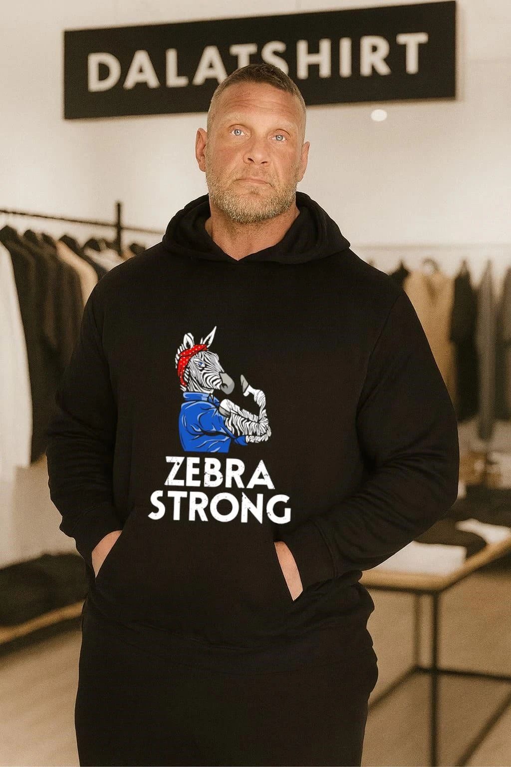Rosie the Riveter Zebra Strong shirt