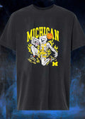 Michigan Wolverines men’s basketball skeleton 25 player shirt