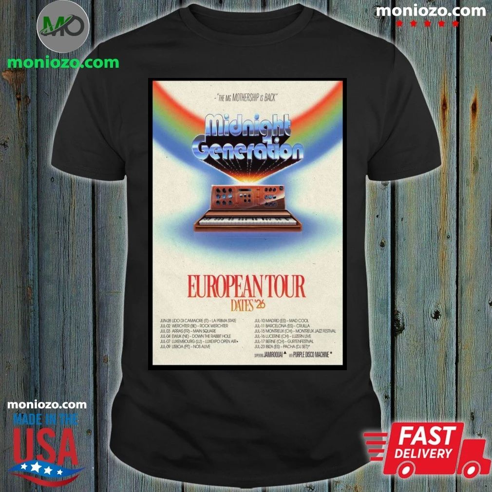 Poster Midnight Generation European Tour 26 Shirt
