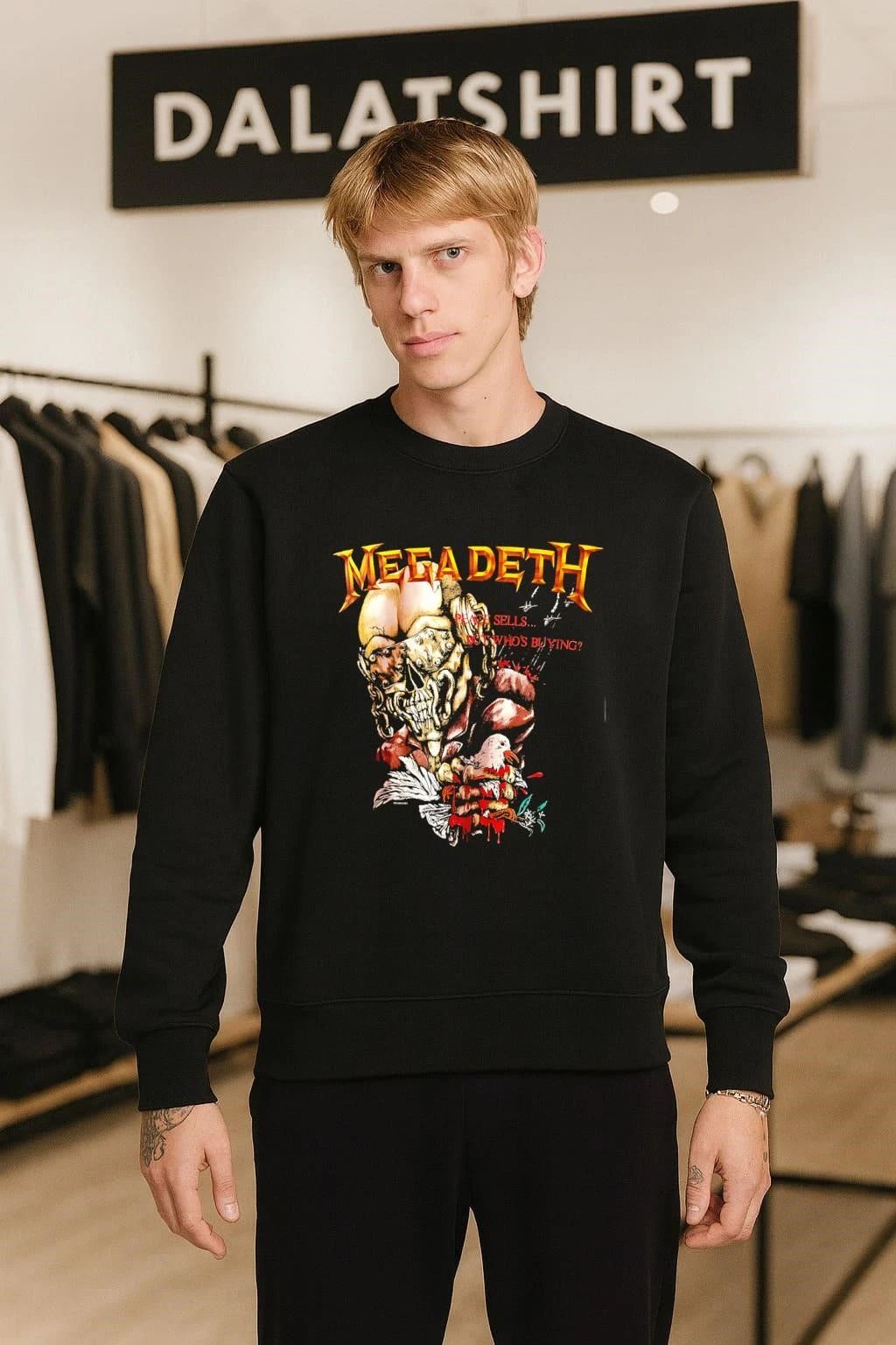 Megadeth Vic Rattlehead Peace Sells But Whos Buying Band shirt