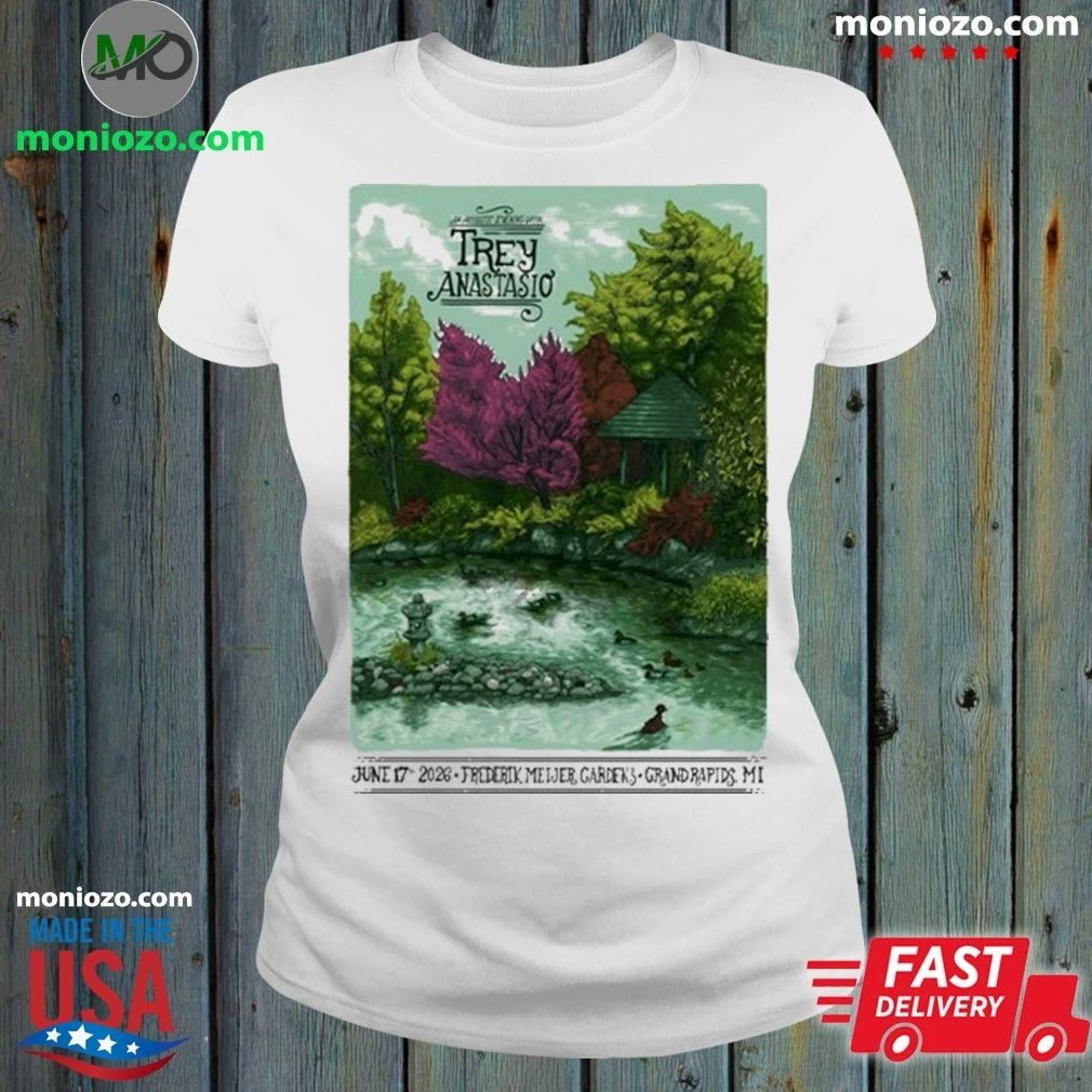 Original Trey Anastasio Grand Rapids MI 6 17 2026 T-Shirt