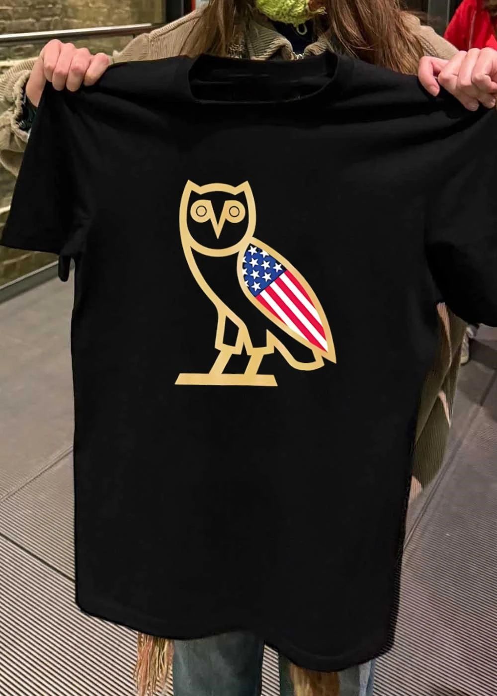 OVO Owl USA Flag shirt