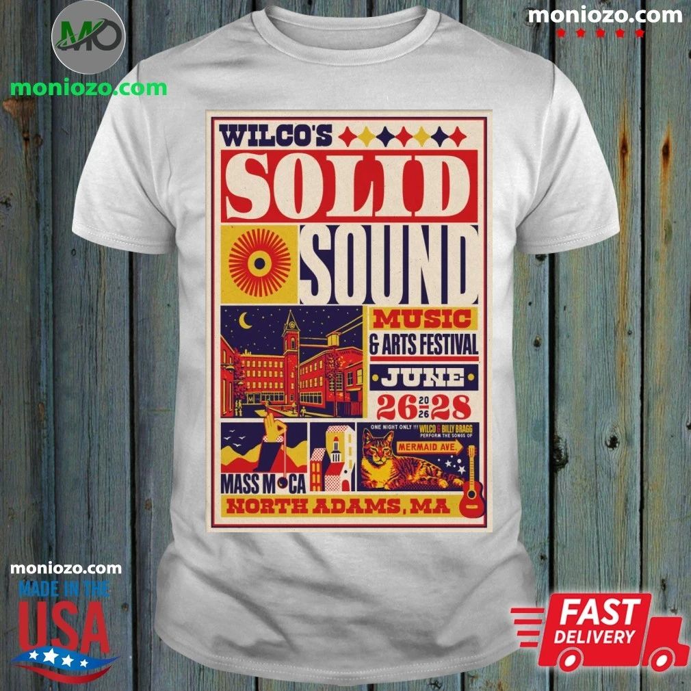 Wilco Solid Sound Festival June 26-28 2026 Poster T-Shirt
