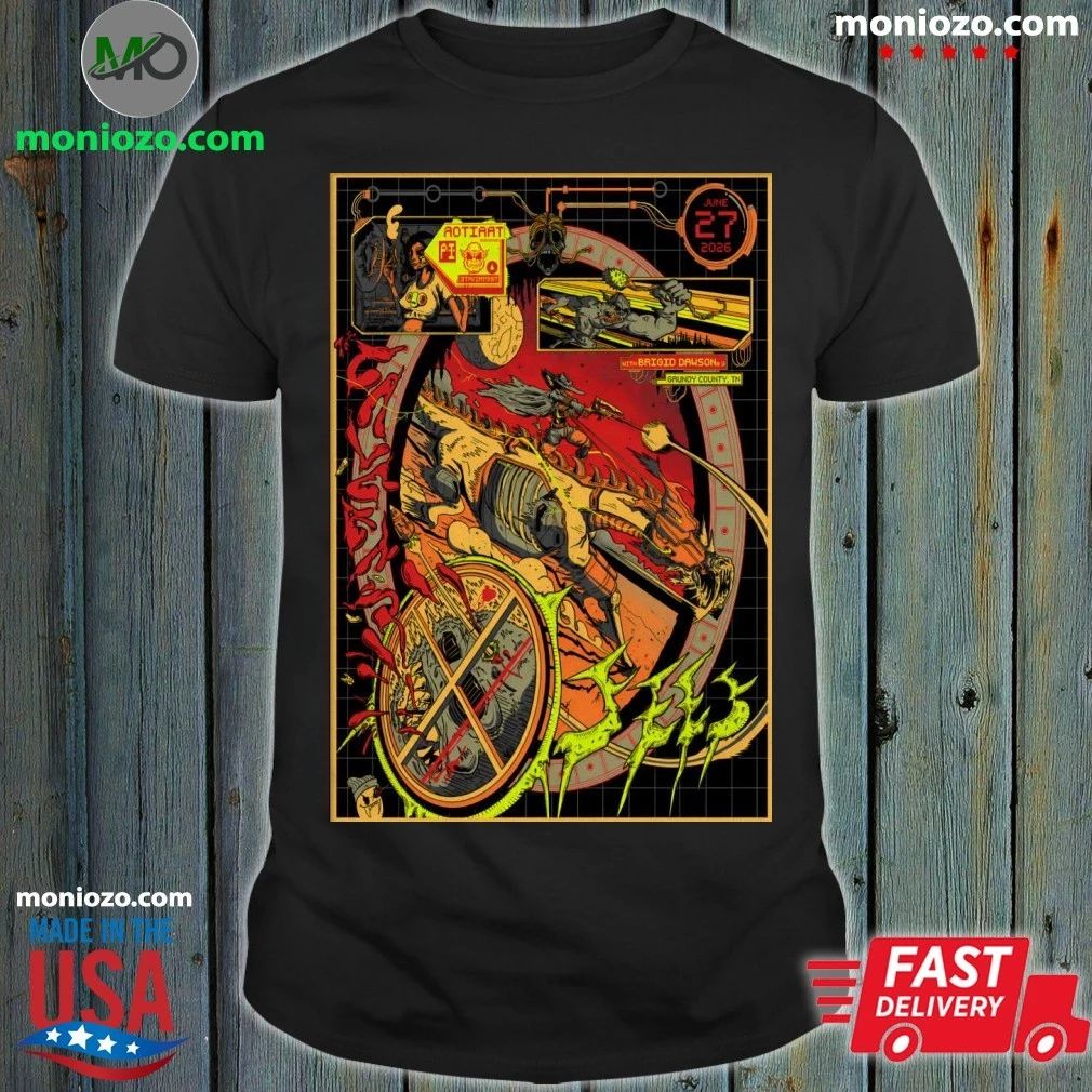Original Osees In Pelham TN On June 27 2026 Tour Poster Shirt