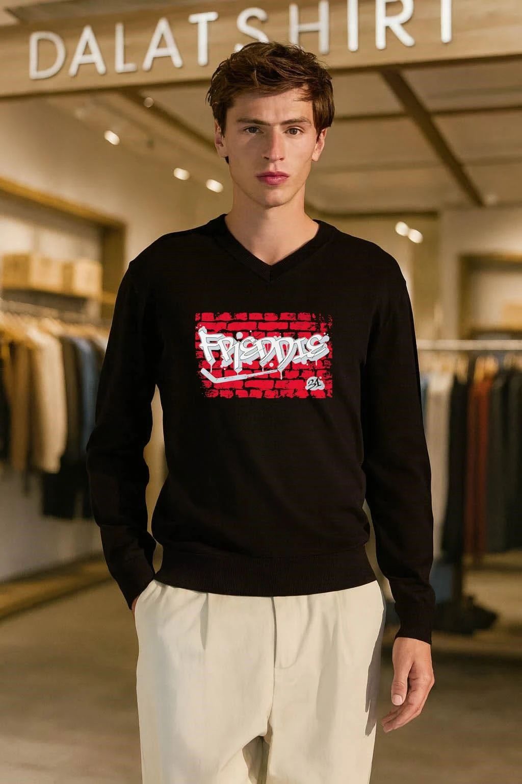 Freddie 31 Graffiti Brick Wall Style Hockey Player shirt