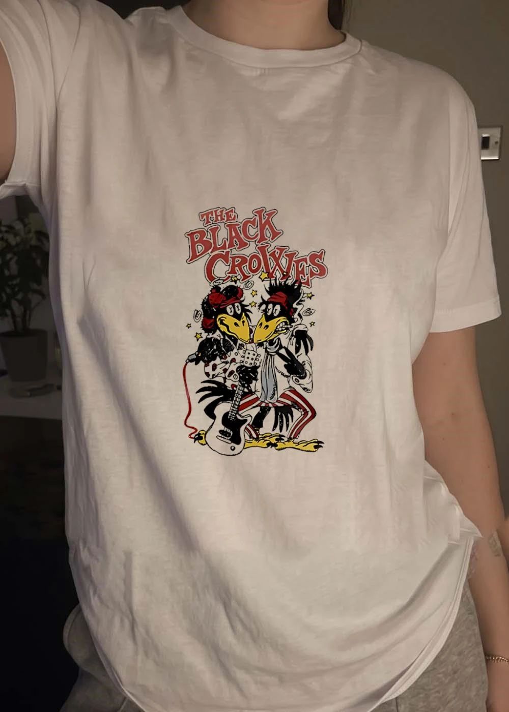 The Black Crowes Rock Band Cartoon Birds shirt