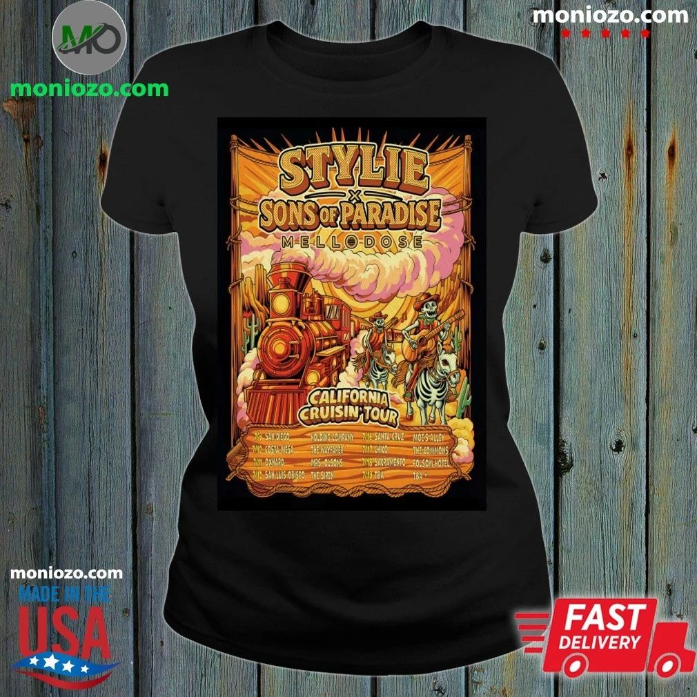 Original Stylie California Cruisin Tour 2026 Poster Shirt