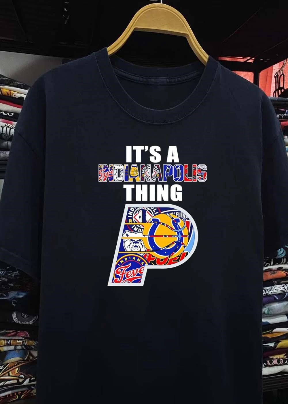 It’s A Indianapolis Thing Sports Teams And City Logos Collage T-Shirt