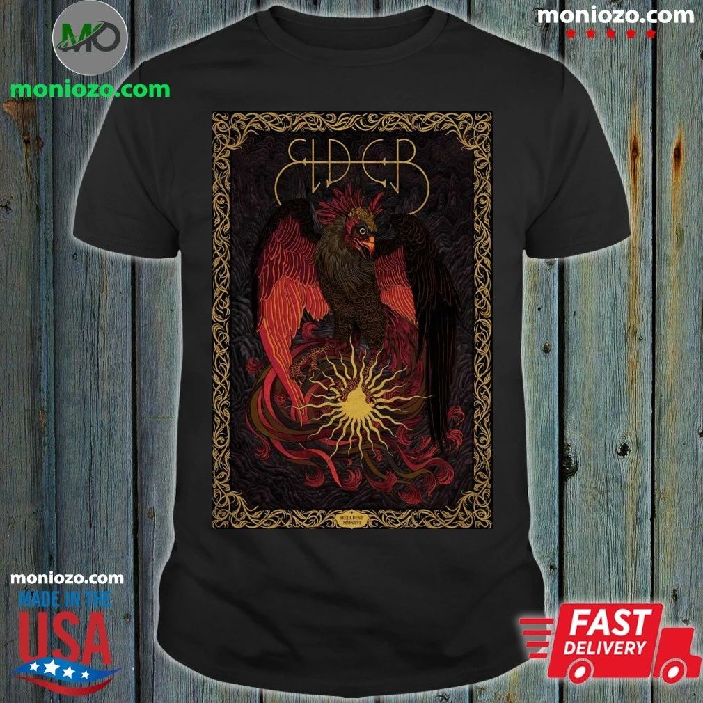 Original ELDER Band Hellfest 2026 Poster Shirt