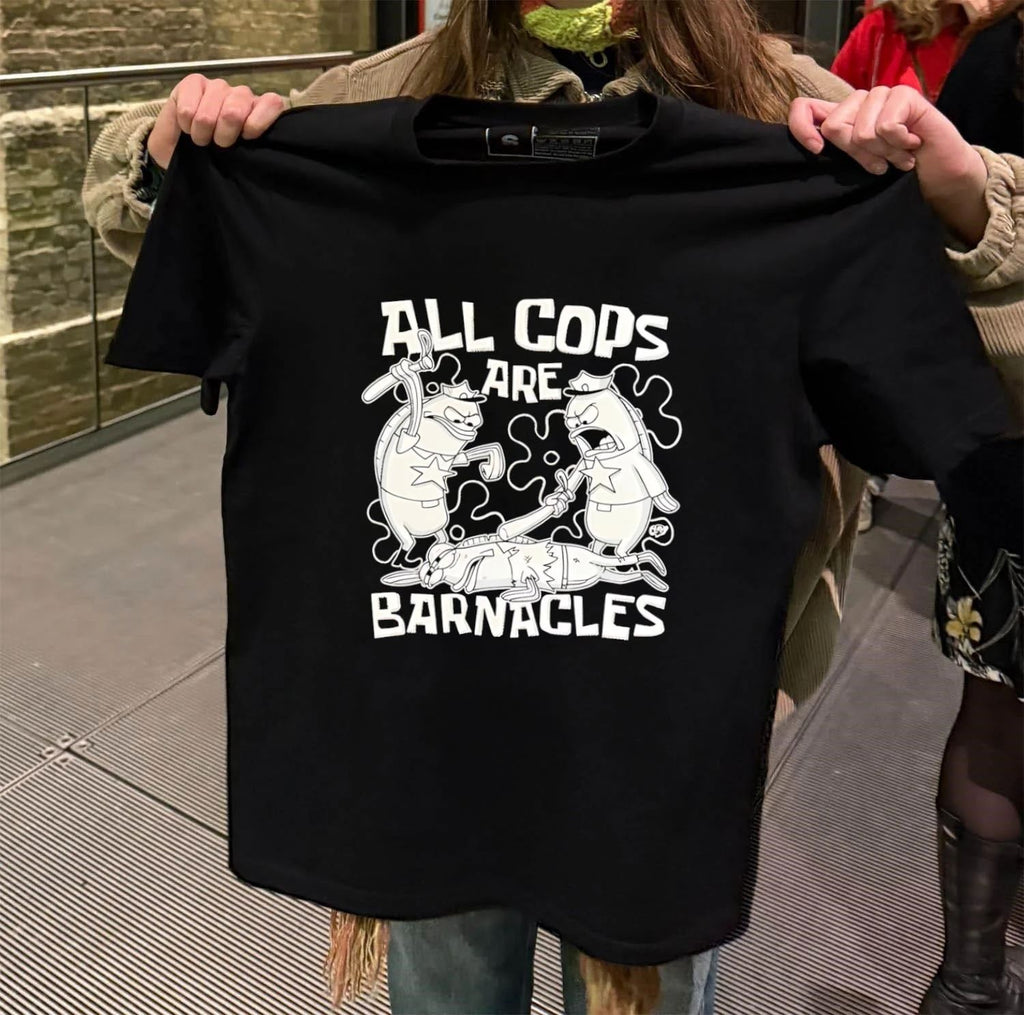 All Cops Are Barnacles Fish Police Cartoon shirt
