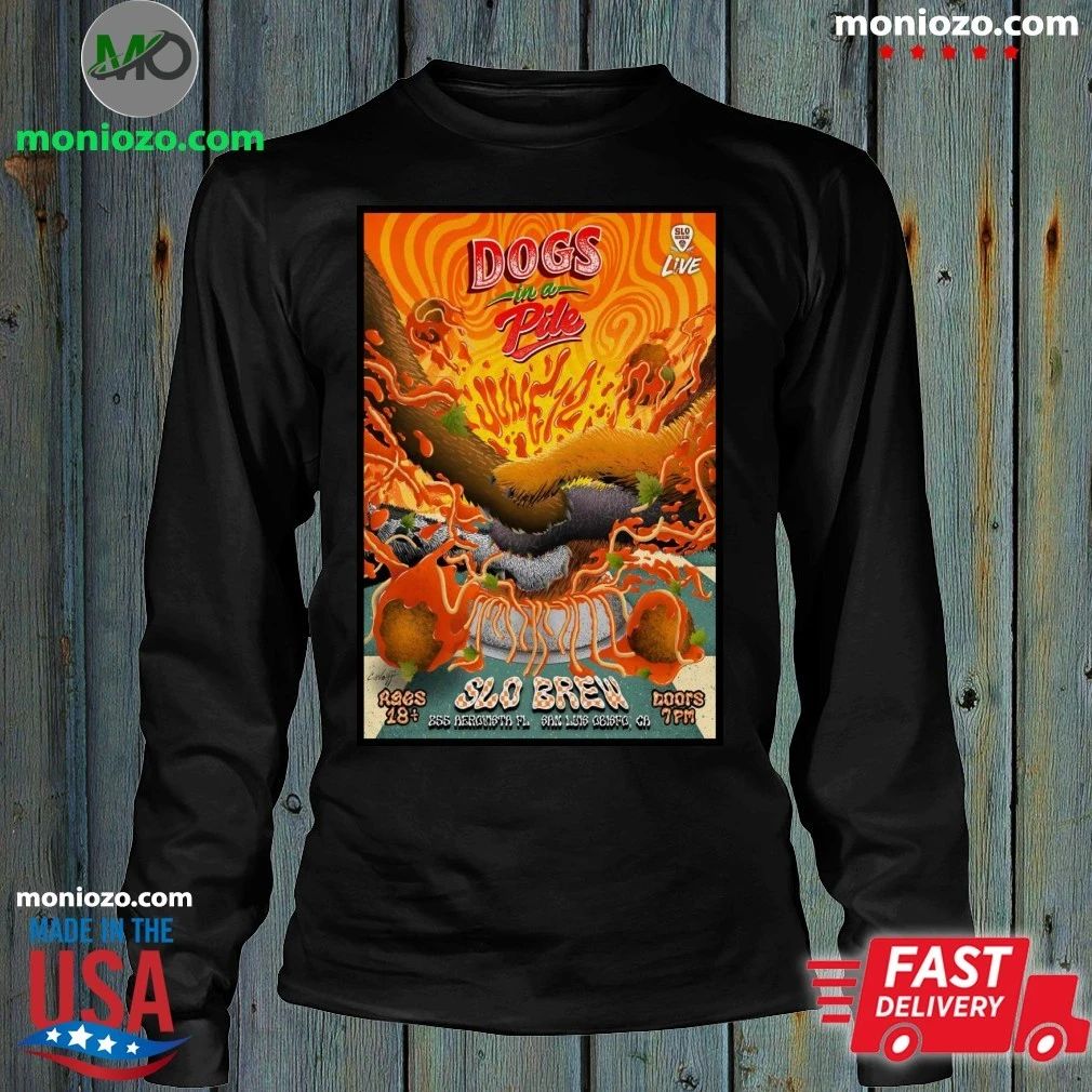 Original Dogs In A Pile 6 12 2026 San Luis Obispo CA Poster Shirt