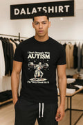 I Don’t Struggle With Autism I’m Very Good At It Knight Weightlifting shirt