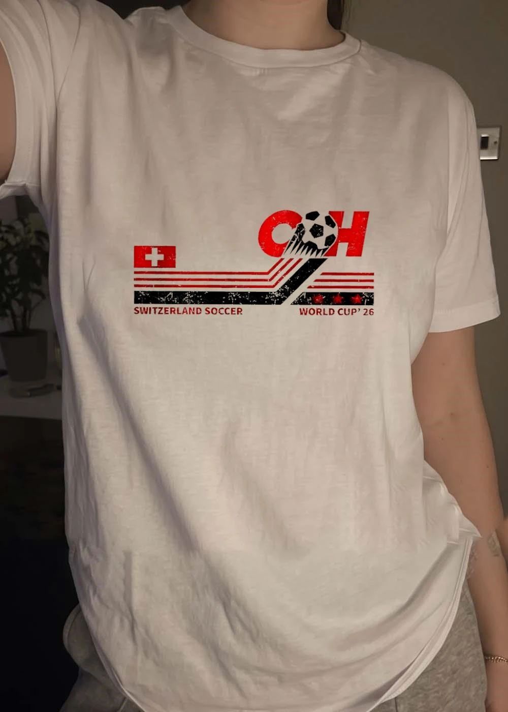 Switzerland Soccer World Cup 2026 Retro shirt