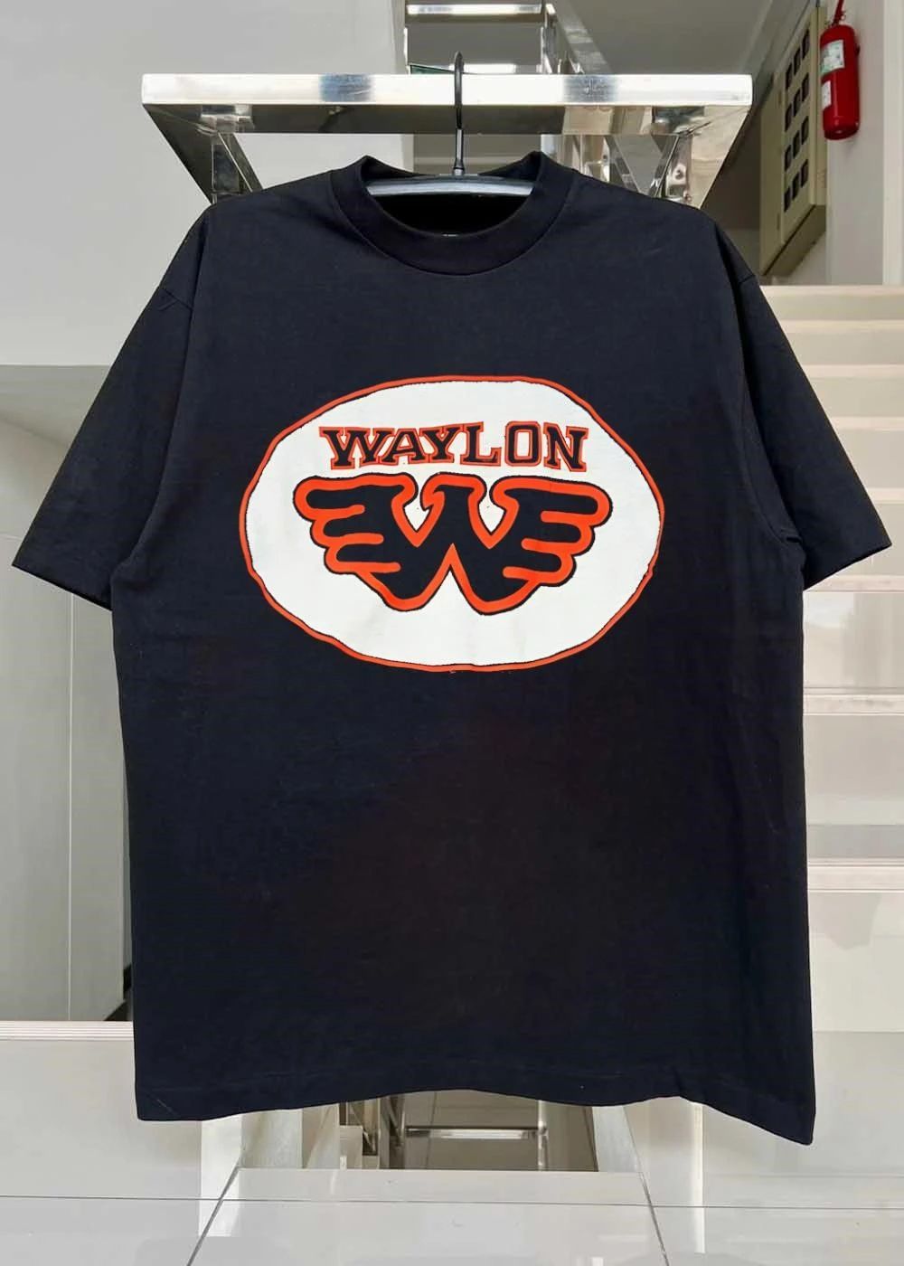 Waylon Jennings Outlaw Country Winged WW Logo 2026 Tribute Collection Shirt