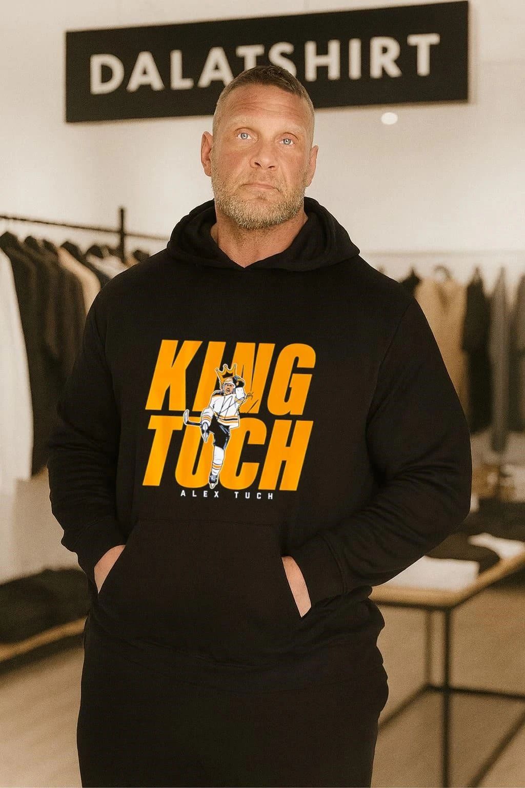 King Tuch Alex Tuch Buffalo Hockey Player Victory Pose shirt
