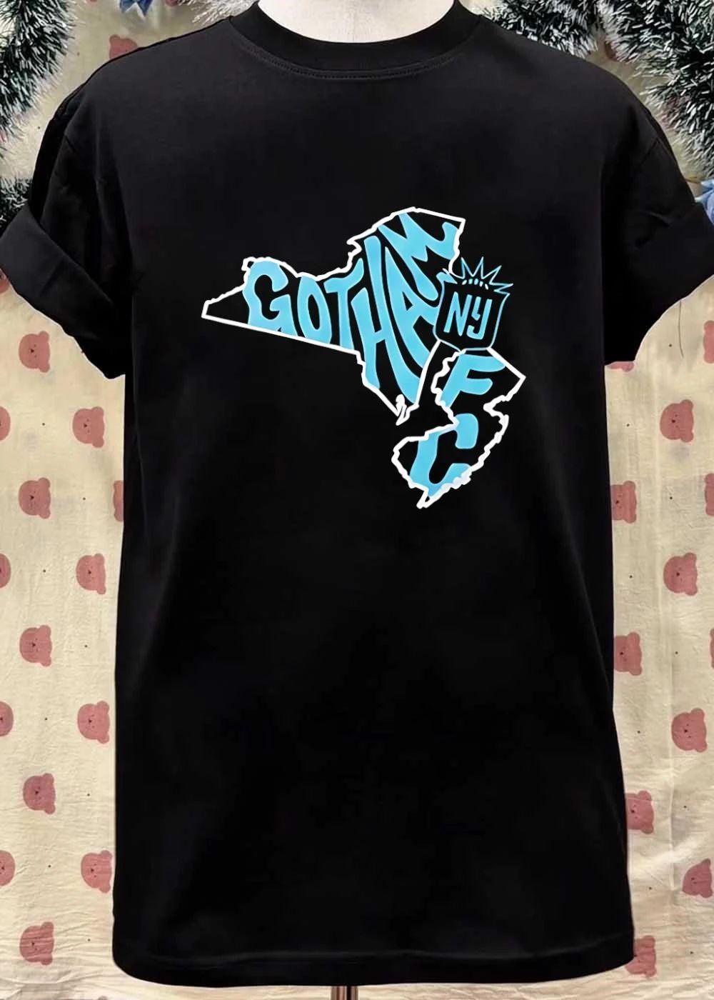 Gotham FC NY New York New Jersey Map shirt