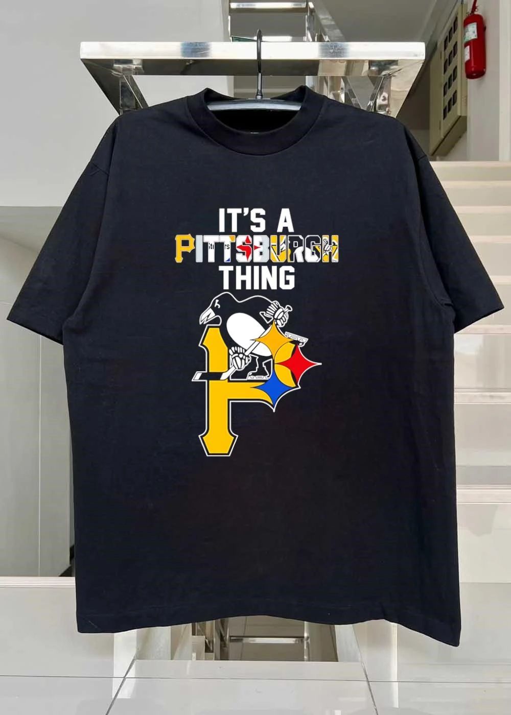 It’s A Pittsburgh Thing Steelers Penguins Pirates T-Shirt