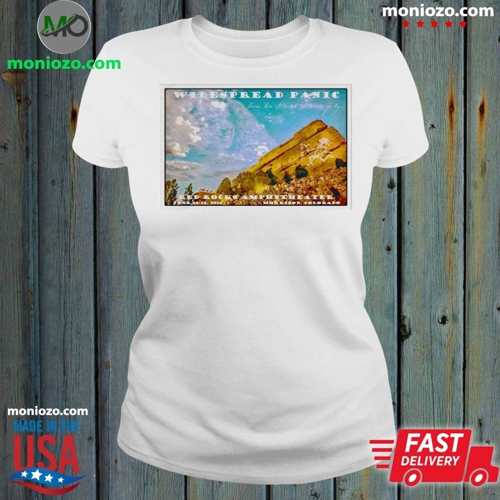 Widespread Panic Jun 26-28, 2026 Morrison, CO Poster Shirt