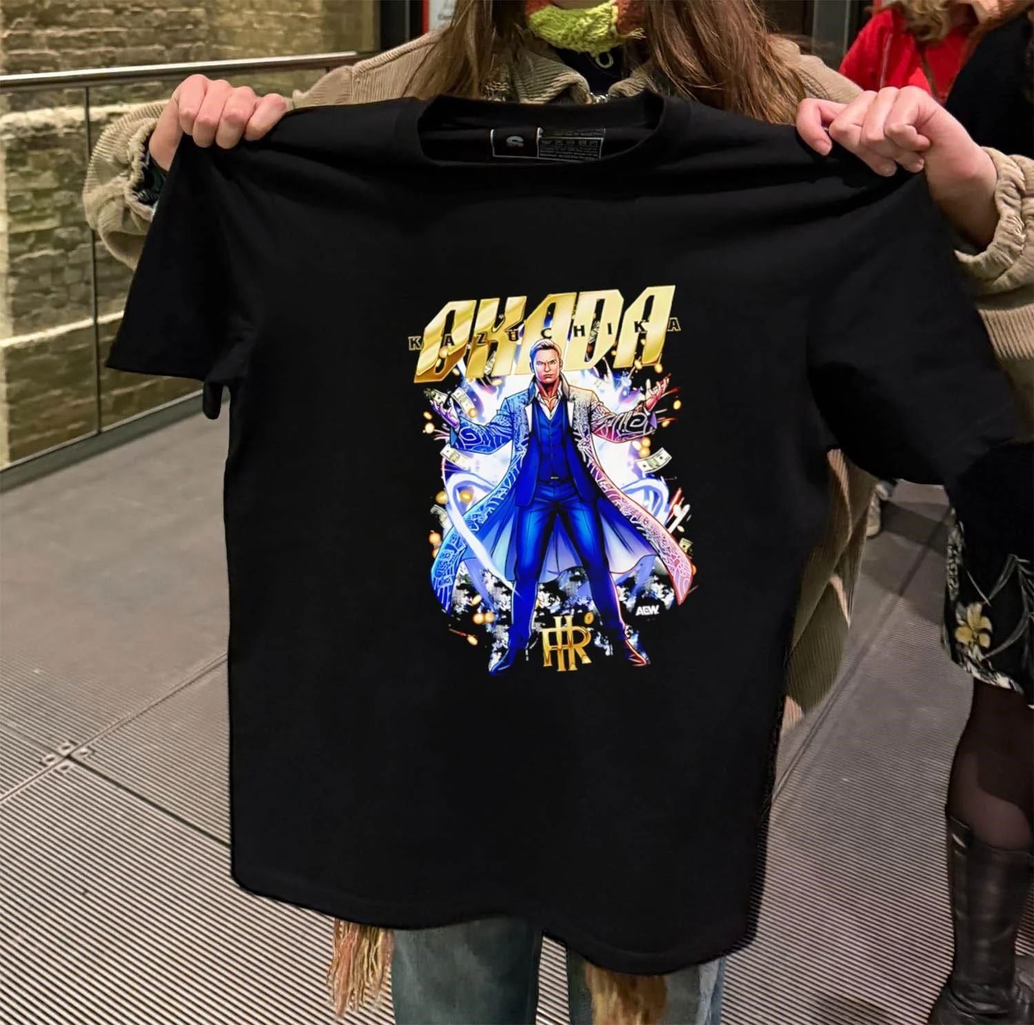 Kazuchika Okada Rainmaker AEW Wrestling shirt
