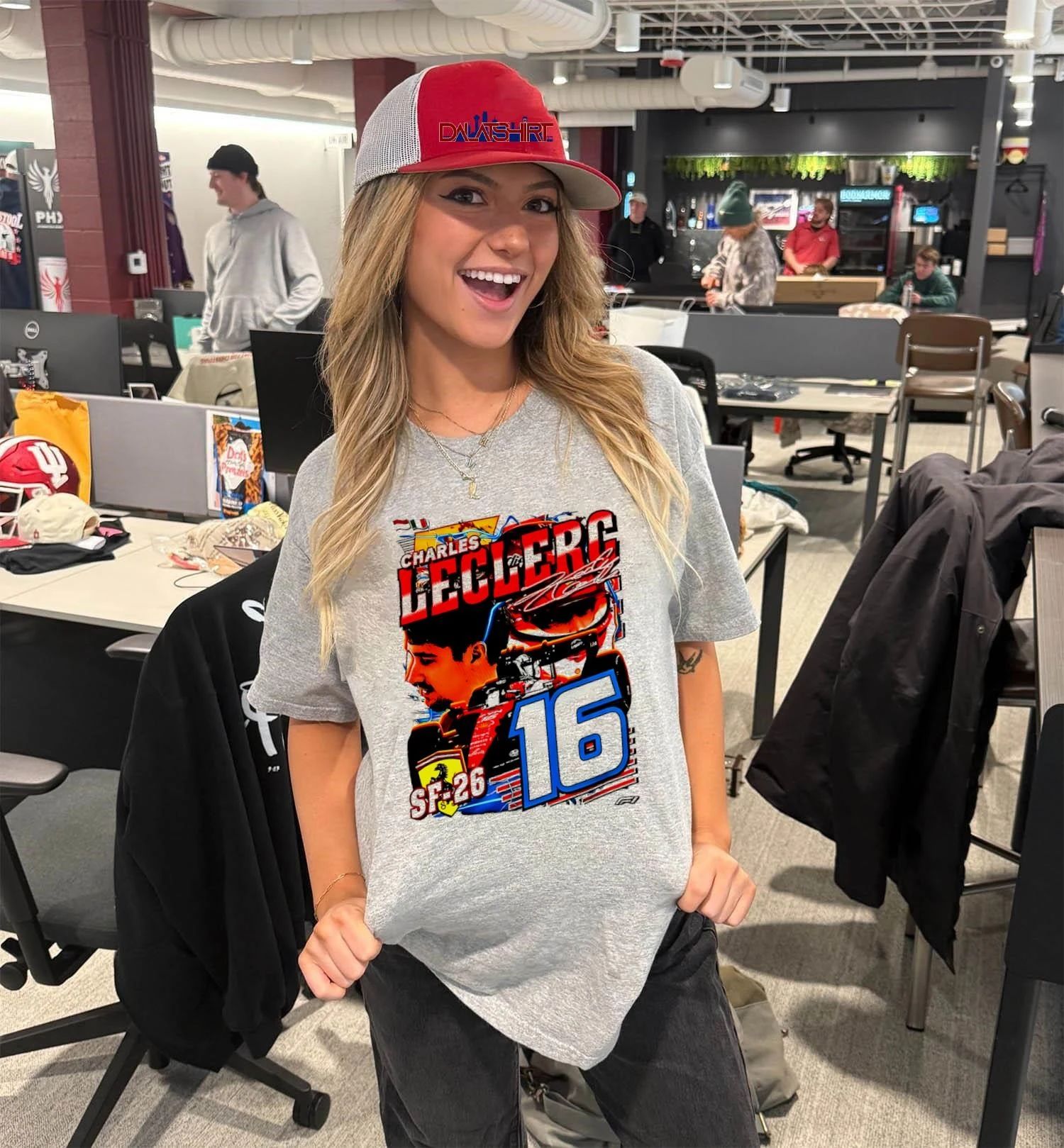 Formula 1 Charles Leclerc for Scuderia Ferrari Car 16 shirt