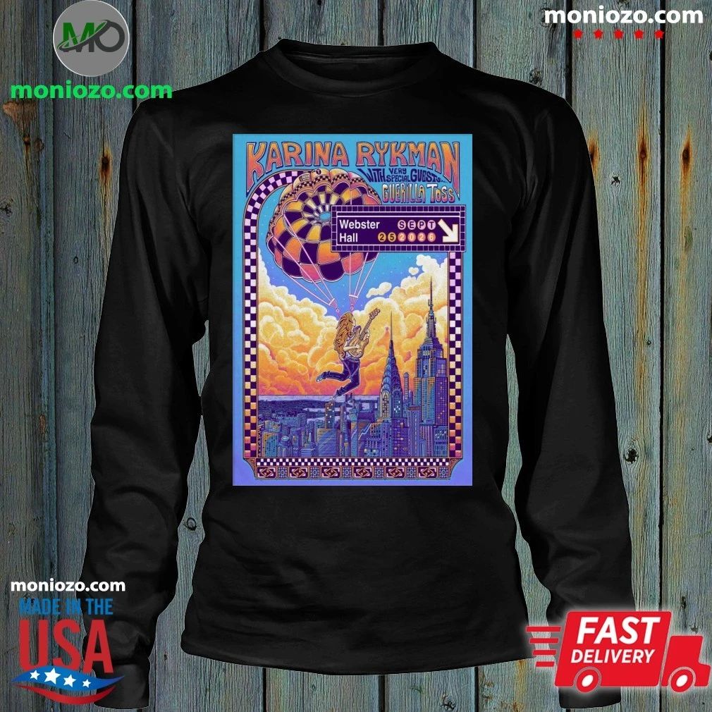 Original Karina Rykman, Webster Hall, Sep 25, 2026 Poster Shirt