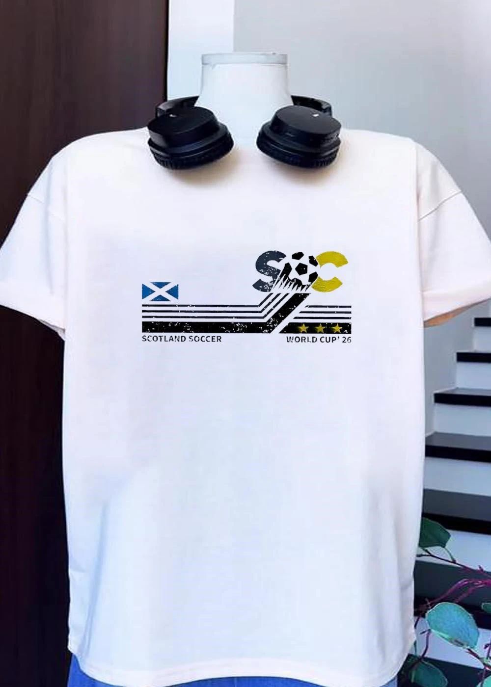 Scotland Soccer World Cup 2026 Saltire Flag shirt