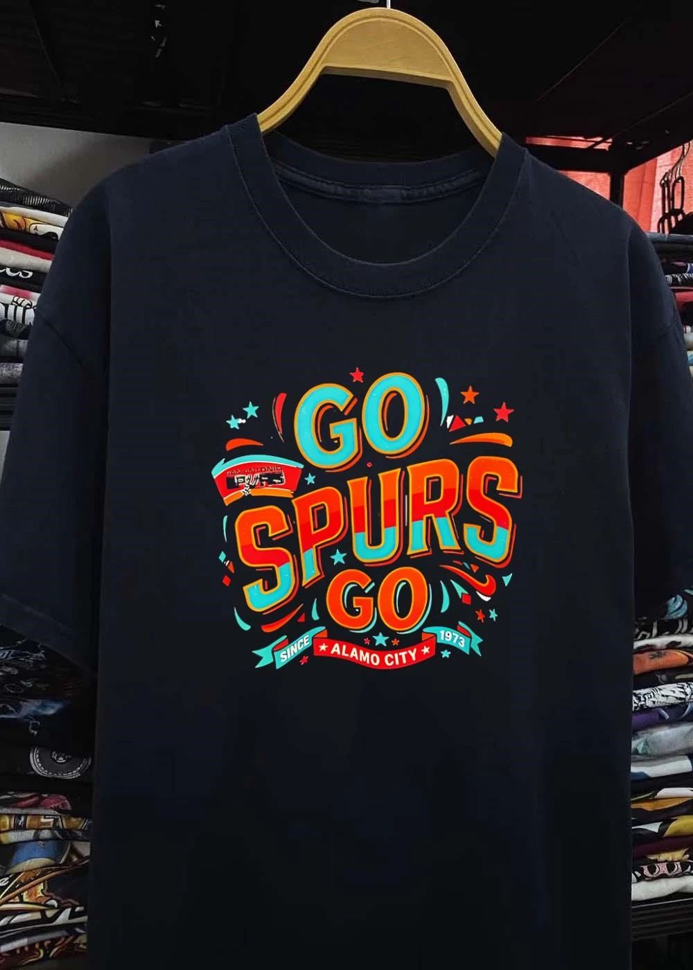 Go Spurs Go San Antonio Spurs Since Alamo City 1973 Retro shirt
