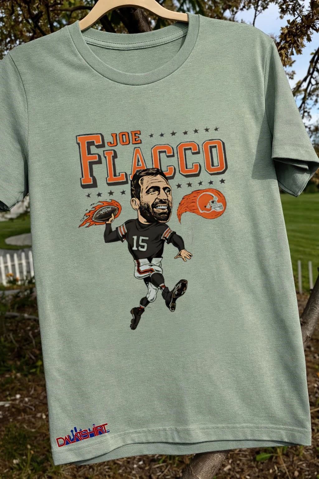 Cleveland Browns Joe Flacco funny cartoon shirt