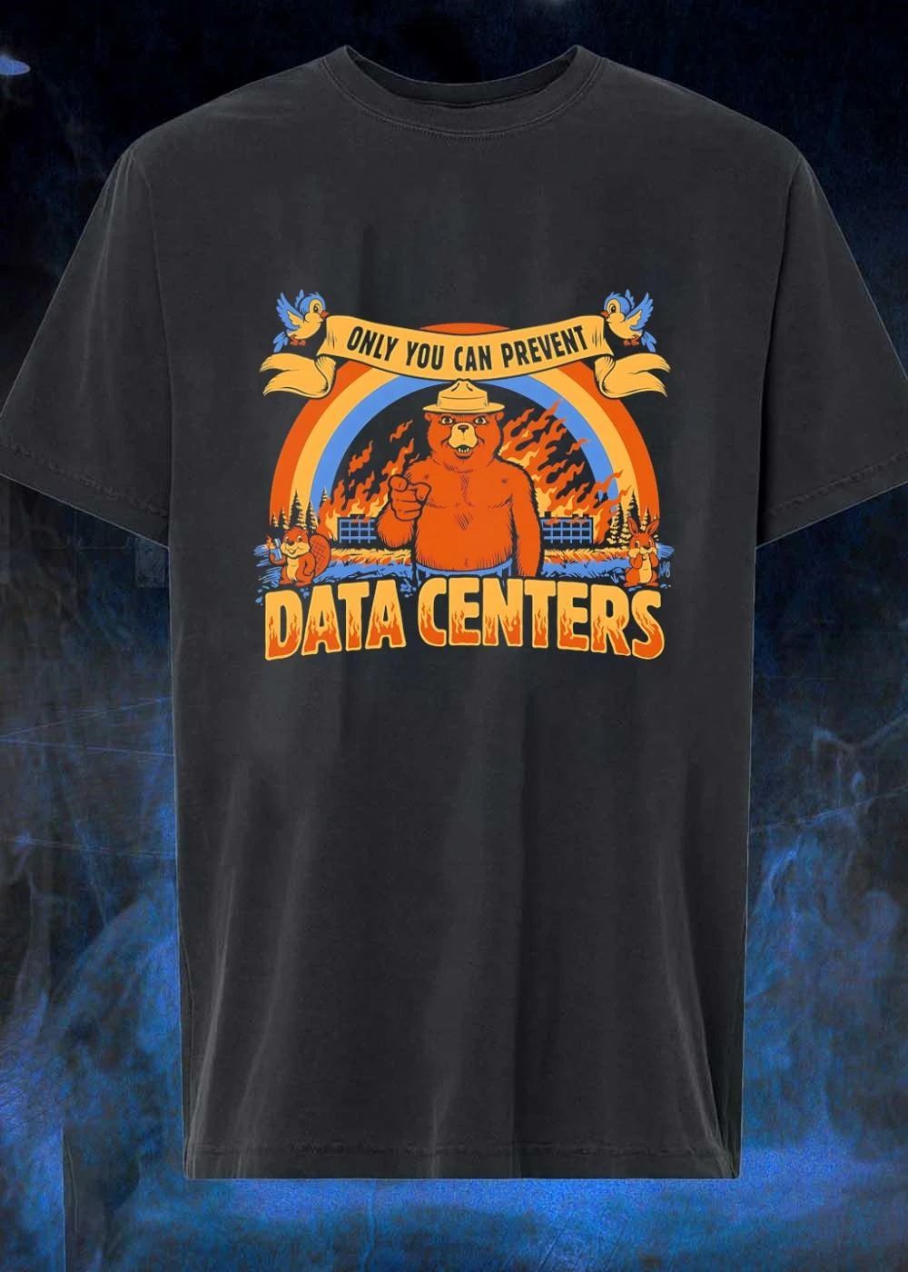 Only You Can Prevent Data Centers Smokey Bear shirt