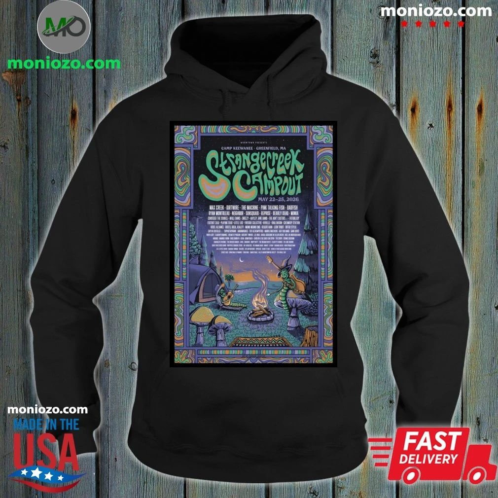 Strangecreek Campout Camp Keewanee in Greenfield MA May 22-25 2026 Poster Shirt