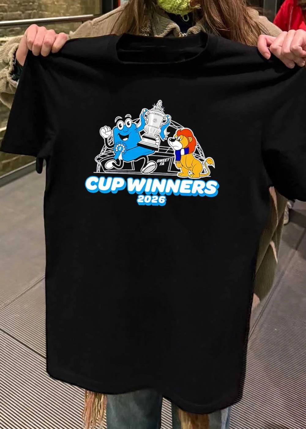 Man City Cup Winners 2026 Sweet FA Lion Trophy shirt