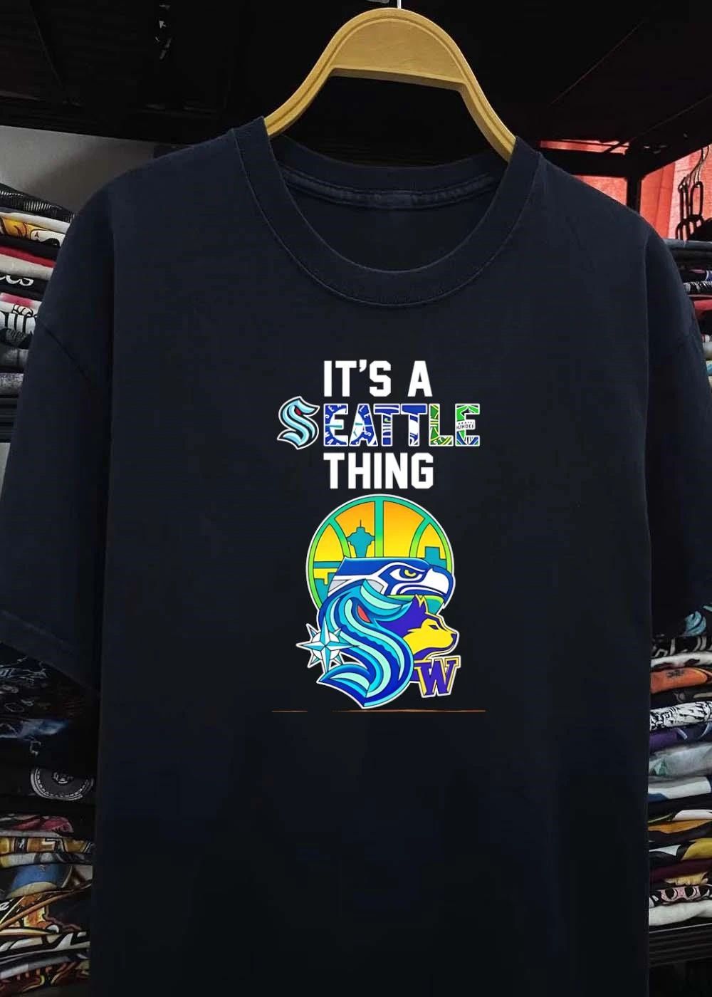 It’s A Seattle Thing Seattle Kraken Seahawks Huskies Mariners Sounders T-Shirt