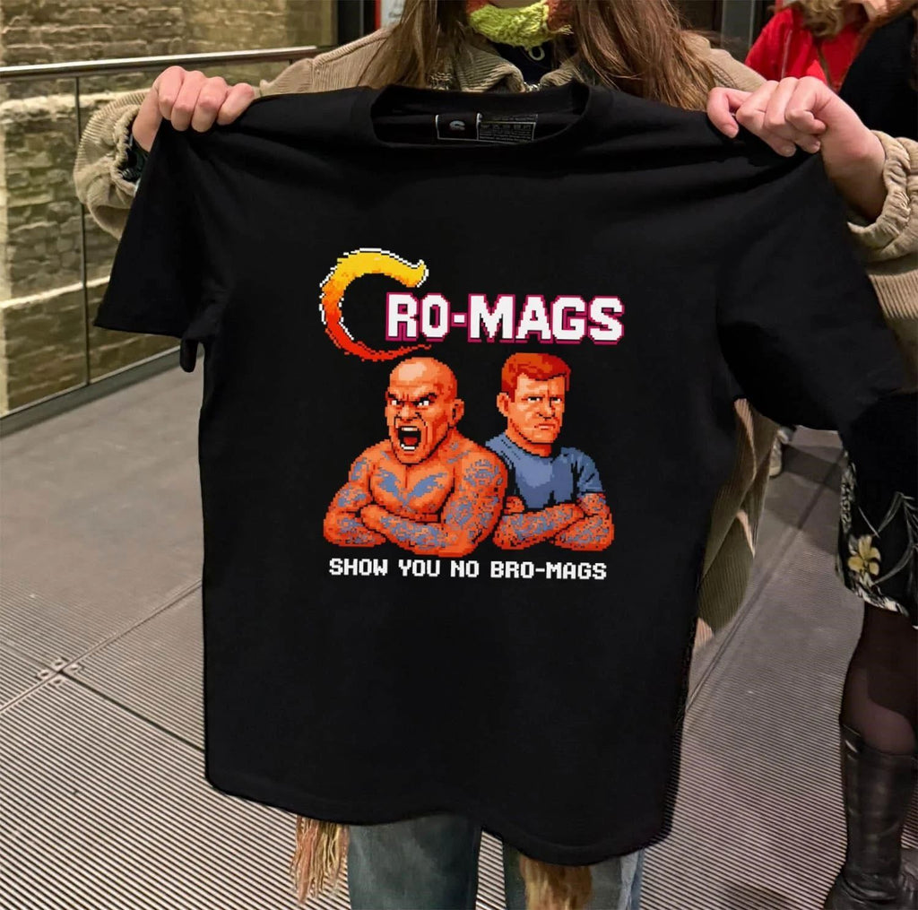 Cro-Mags Show You No Bro-Mags Pixel Art Band shirt
