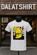 Johnny Bravo Cartoon Character Yellow Pompadour Sunglasses shirt