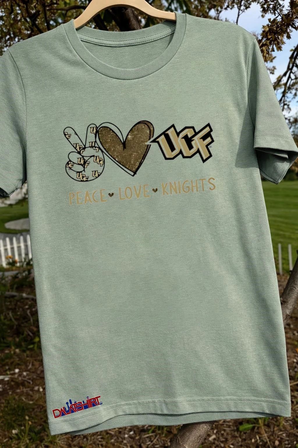Peace love ucf knight shirt