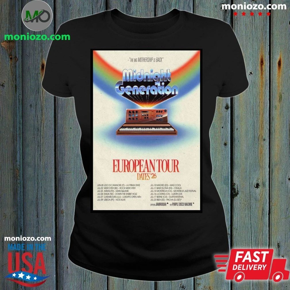 Poster Midnight Generation European Tour 26 Shirt