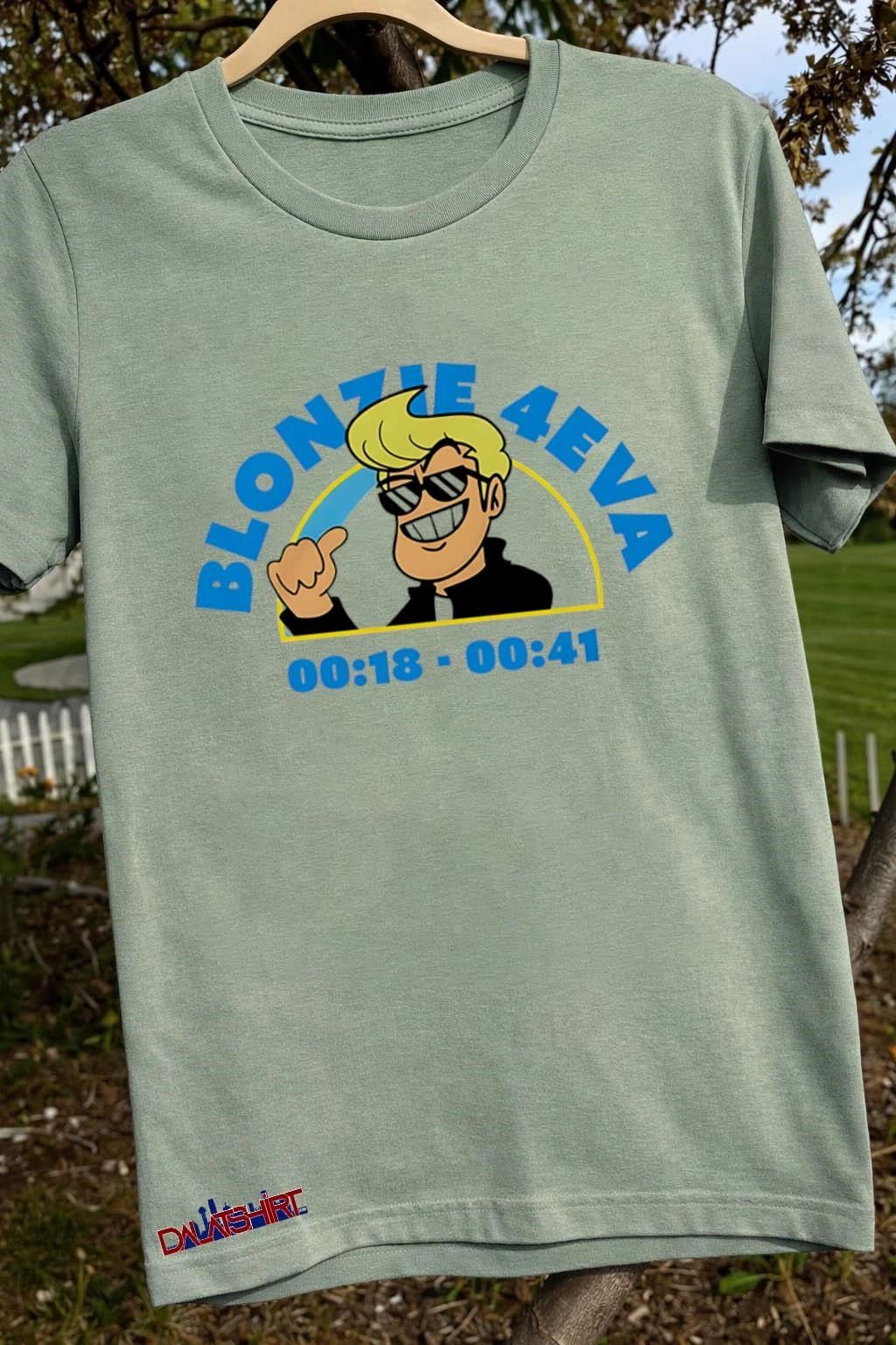 Blonzie 4eva funny cartoon shirt
