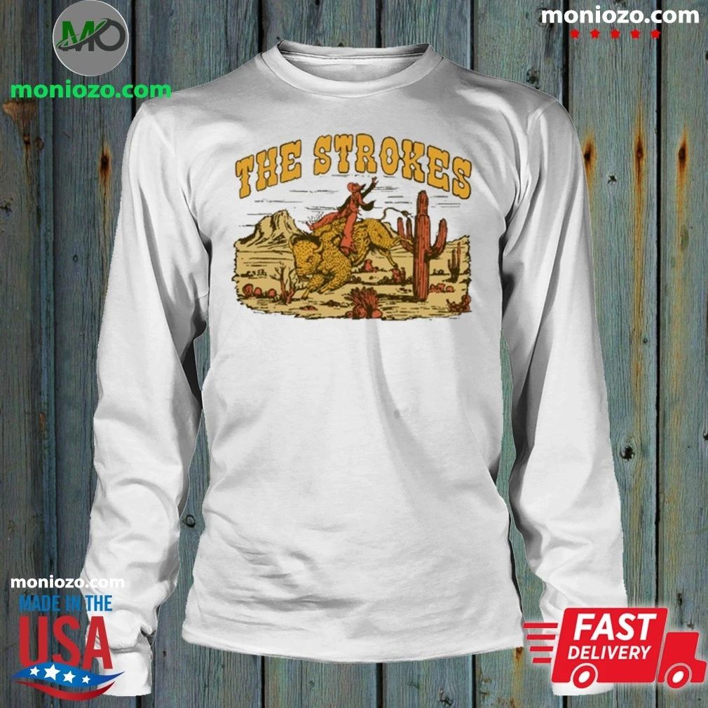 Original The Strokes Tour 2026 Bull Rider Shirt