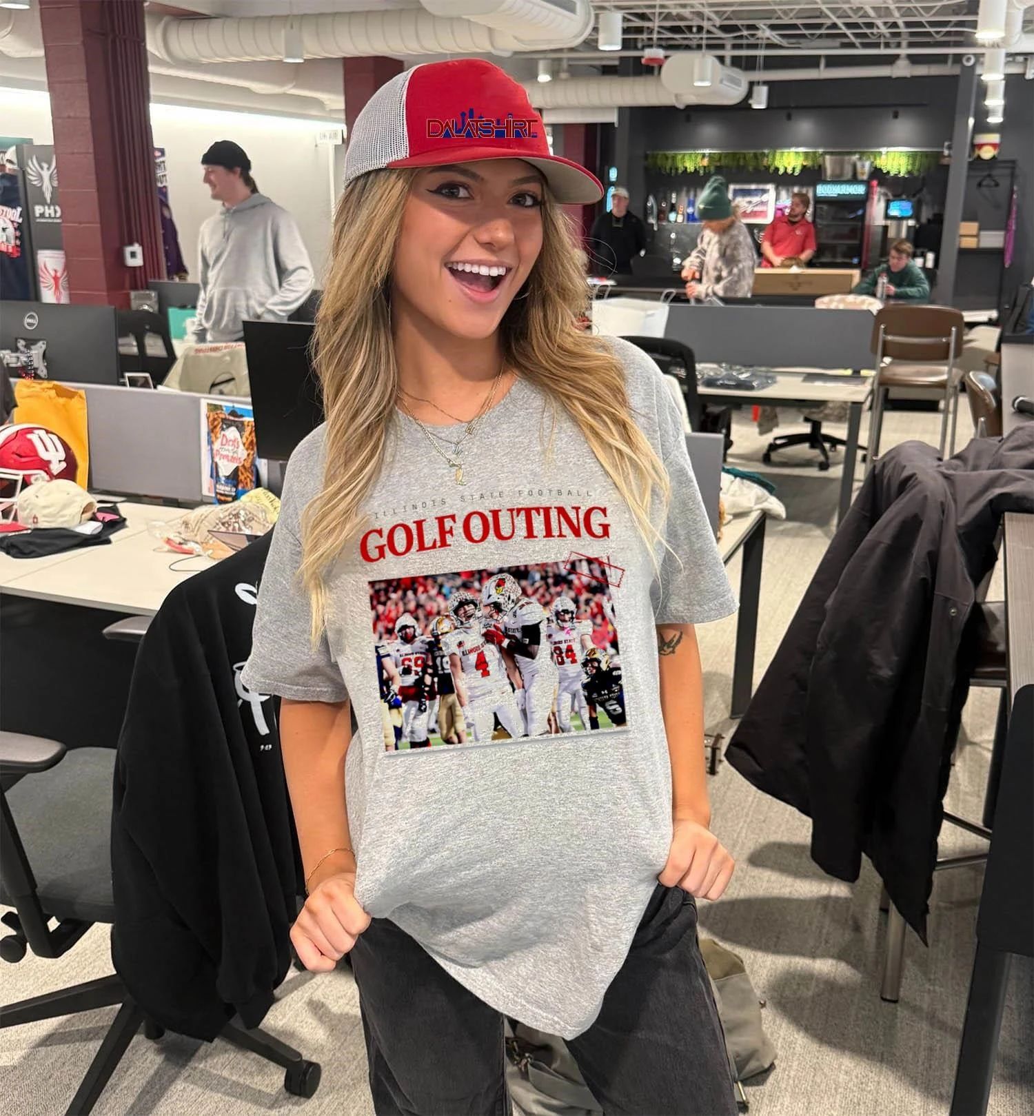 Illinois State Football Golf Outing Players Celebration shirt