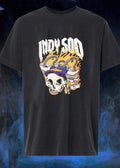 Indy 500 Skull Wearing Cap Drinking Beer shirt