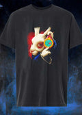 Alice In Wonderland White Rabbit With Colorful Pocket Watch T-Shirt