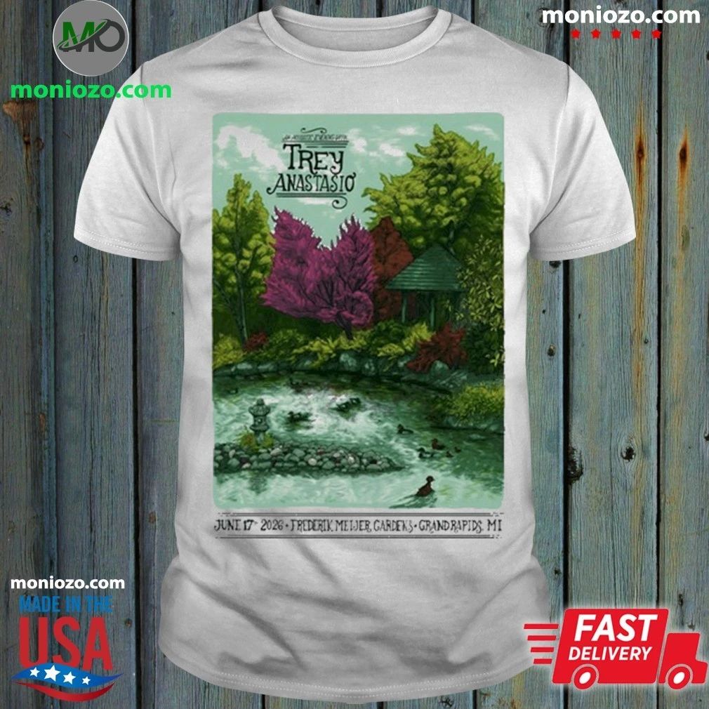 Original Trey Anastasio Grand Rapids MI 6 17 2026 T-Shirt