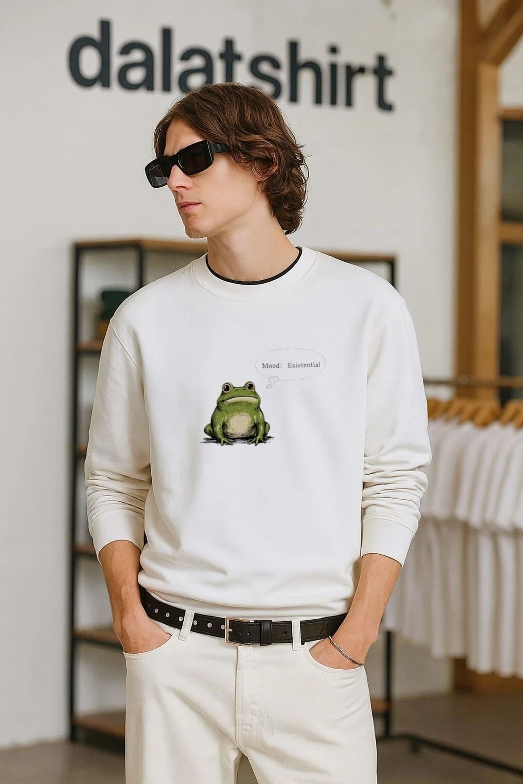 Mood Existential Frog shirt