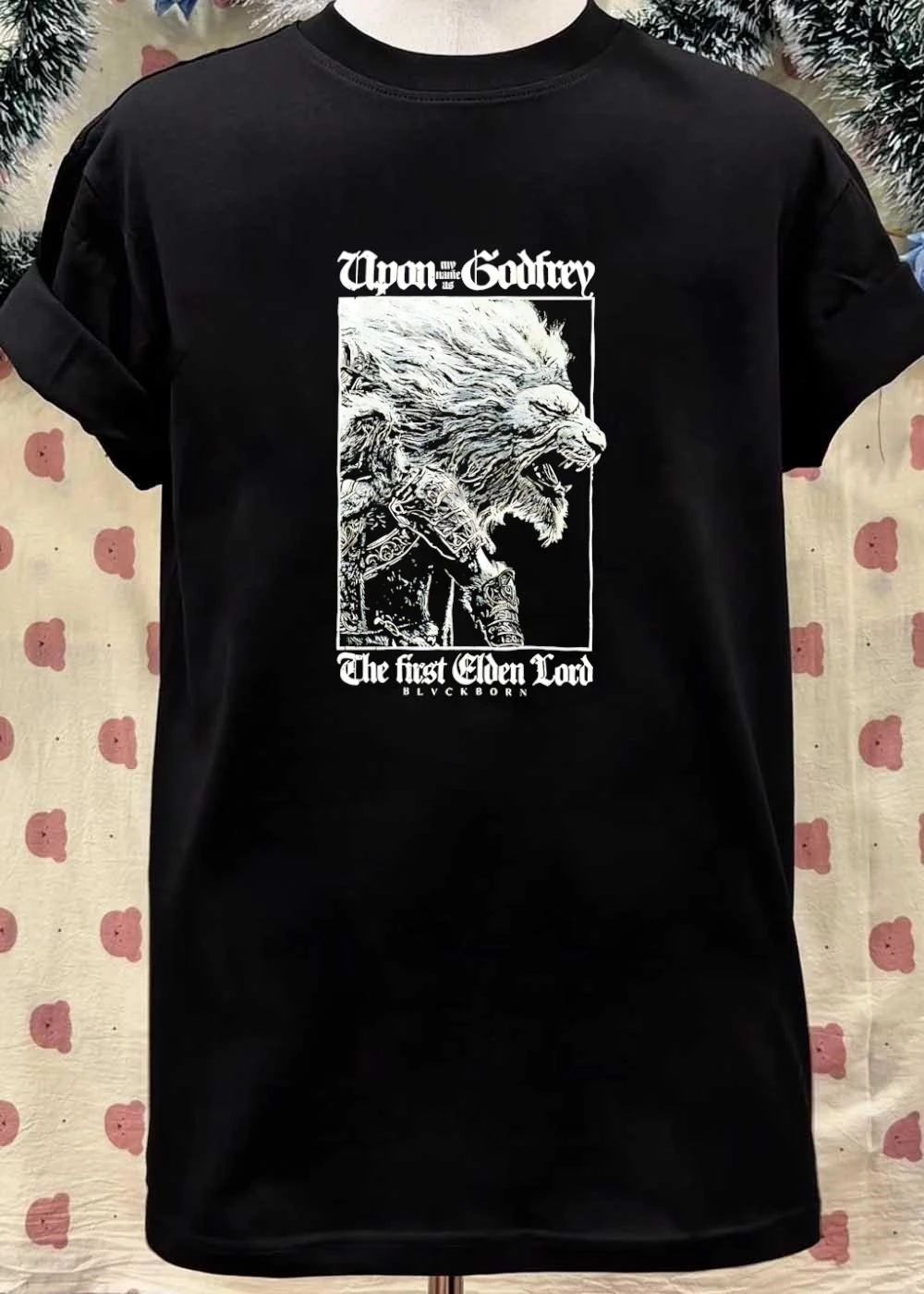 Upon my name as Godfrey The first Elden Lord Lion shirt