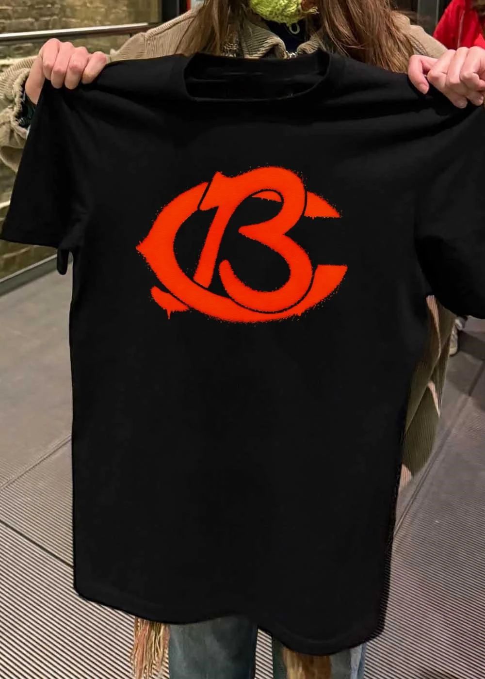 Orange Graffiti C13B Logo T-Shirt