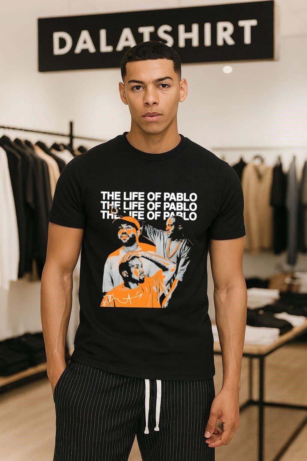 Kanye West The Life Of Pablo Album Collage shirt
